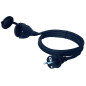 Rallonge électrique 5/10/15 m Noir H05RR-F ; 3G1,5mm2 IP44 CE Mark (5 mètres) Rallonge électrique 5/10/15 m Noir H05RR-F ; 3G1,5mm2 IP44 CE Mark (5 mètres)