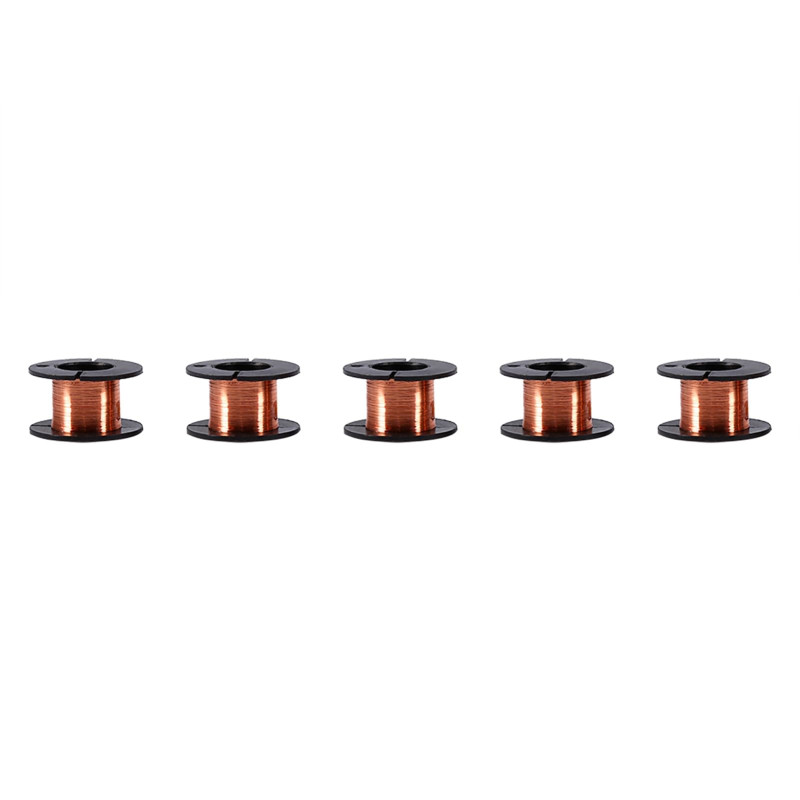 FTVOGUE 5 pièces 0.1mm 15m fil émaillé fil d'enroulement en cuivre pour téléphone portable réparation de carte mère FTVOGUE 5 pièces 0.1mm 15m fil émaillé fil d'enroulement en cuivre pour téléphone portable réparation de carte mère