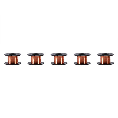 FTVOGUE 5 pièces 0.1mm 15m fil émaillé fil d'enroulement en cuivre pour téléphone portable réparation de carte mère
