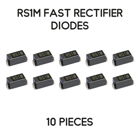 Diodes redresseurs rapides RS1M - 10 pièces