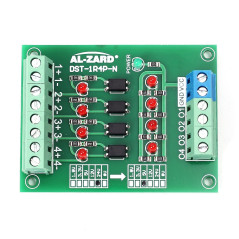 Module d'Alimentation, 4 Bit Convertisseur de Tension de Module Optocoupleur Isolateur Board PLC Niveau de Signal