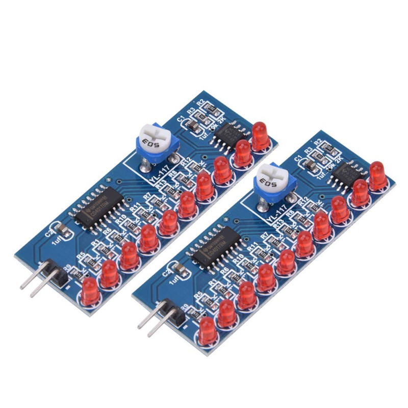 2 Pcs NE555 + CD4017 Module eau qui coule LED Light Electronic Suite de Production électronique Cou 2 Pcs NE555 + CD4017 Module eau qui coule LED Light Electronic Suite de Production électronique Cou
