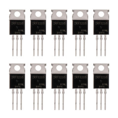 BOJACK IRF3205 MOSFET Transistors 110 A 55 V MOSFET de puissance à canal N TO-220AB (paquet de 10 pièces)