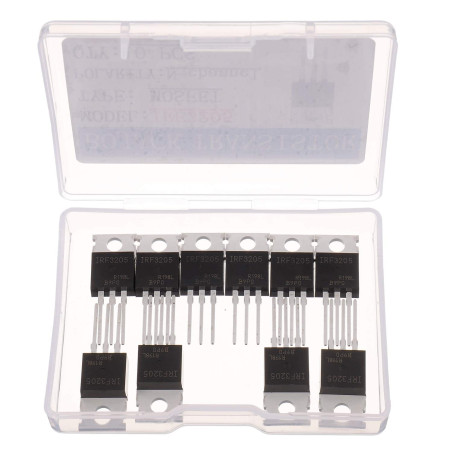 BOJACK IRF3205 MOSFET Transistors 110 A 55 V MOSFET de puissance à canal N TO-220AB (paquet de 10 pièces)