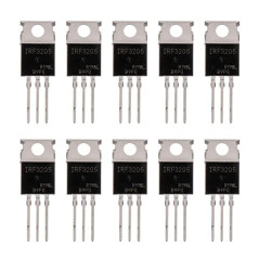 BOJACK IRF3205 MOSFET Transistors 110 A 55 V MOSFET de puissance à canal N TO-220AB (paquet de 10 pièces)