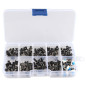 HALJIA 10 valeurs 100 pcs tactile Push Button Switch Micro momentané Tact Assortiment kit (100) HALJIA 10 valeurs 100 pcs tactile Push Button Switch Micro momentané Tact Assortiment kit (100)