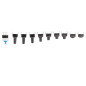 HALJIA 10 valeurs 100 pcs tactile Push Button Switch Micro momentané Tact Assortiment kit (100) HALJIA 10 valeurs 100 pcs tactile Push Button Switch Micro momentané Tact Assortiment kit (100)