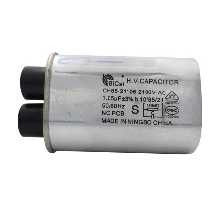 Meter Star CQC&VDE Condensateur universel haute tension pour micro-ondes 1,05 uf ch85 21105 2100 V AC H.V. Condensateur 10/85/21