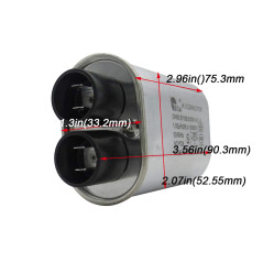 Meter Star CQC&VDE Condensateur universel haute tension pour micro-ondes 1,05 uf ch85 21105 2100 V AC H.V. Condensateur 10/85/21