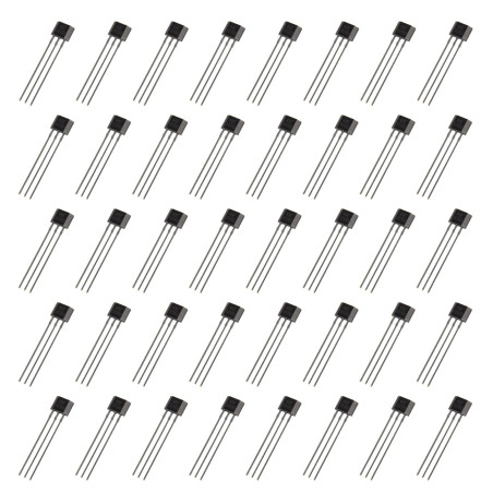 EPLZON 49E OH49E SS49E TO-92S Hall Effect Sensor 3Pins Magnetic Detector for Electric Vehicle Motor Repair(Pack of 40 pcs)