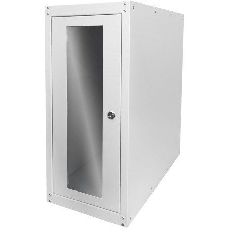 DIGITUS Armoire PC - IP20 - Verrouillable - sur roulettes - Dimensions intérieures 583x246x550 mm - Ventilation Passive - Gris