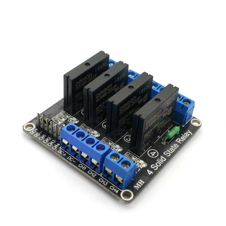 Fasizi Carte de Module de Relais à Semi-conducteurs 4 canaux 5 v déclencheur de Bas Niveau SSR