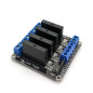 Fasizi Carte de Module de Relais à Semi-conducteurs 4 canaux 5 v déclencheur de Bas Niveau SSR Fasizi Carte de Module de Relais à Semi-conducteurs 4 canaux 5 v déclencheur de Bas Niveau SSR