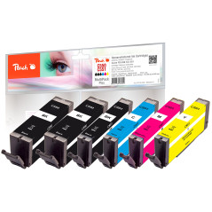 Peach Spar Pack Plus Cartouches d'encre Canon PGI-550, CLI-551