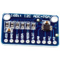 ARCELI Convertisseur PGA ADC analogique-numérique 16 bits 16 octets 4 canaux I2C IIC pour Arduino Raspberry Pi ARCELI Convertisseur PGA ADC analogique-numérique 16 bits 16 octets 4 canaux I2C IIC pour Arduino Raspberry Pi