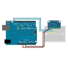 ARCELI Convertisseur PGA ADC analogique-numérique 16 bits 16 octets 4 canaux I2C IIC pour Arduino Raspberry Pi