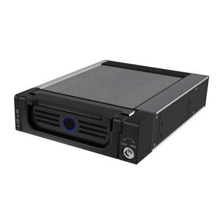 Icy Box IB-138SK-B-II Boîtier Externe SATA Blue Light Noir