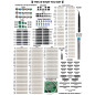 SMD SMT Composants Electroniques Assortiment 1206 0805 0603 Résistances Condensateurs Diodes Transistors LED Potentiomètre Opamp SMD SMT Composants Electroniques Assortiment 1206 0805 0603 Résistances Condensateurs Diodes Transistors LED Potentiomètre Opamp