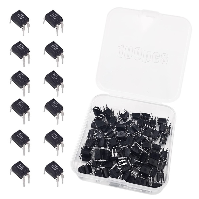 XPOOP 100 Pièces Optocoupleur PC817C, 2,54 Mm Optocoupleur Dip-4 Photocoupleur, Optocoupleurs Compatibles, Optocoupler, Photocou XPOOP 100 Pièces Optocoupleur PC817C, 2,54 Mm Optocoupleur Dip-4 Photocoupleur, Optocoupleurs Compatibles, Optocoupler, Photocou