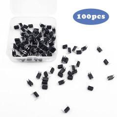 XPOOP 100 Pièces Optocoupleur PC817C, 2,54 Mm Optocoupleur Dip-4 Photocoupleur, Optocoupleurs Compatibles, Optocoupler, Photocou
