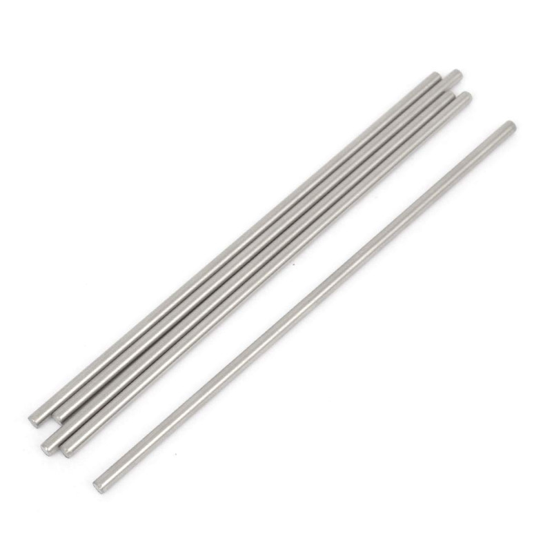 sourcingmap 5pcs Tige 3 mm x 120 mm en Acier Inoxydable Rond Barre Pour Avion RC sourcingmap 5pcs Tige 3 mm x 120 mm en Acier Inoxydable Rond Barre Pour Avion RC