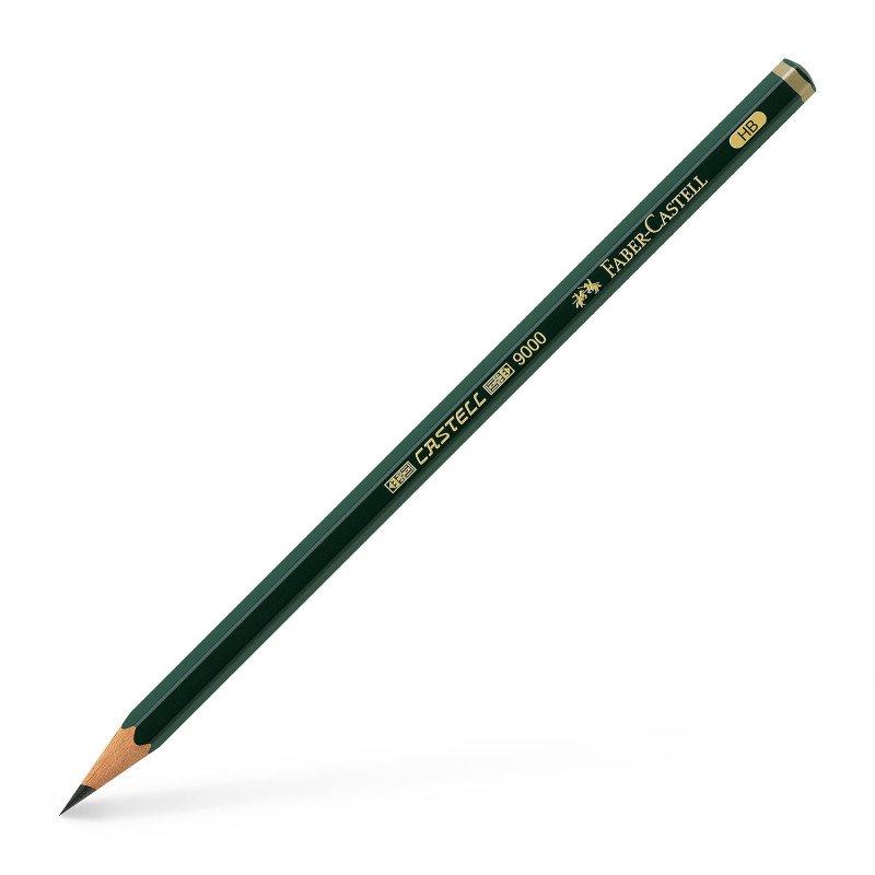 Faber-Castell Faber castell 119000 Crayon Castell 9000, HB, pack de 12 Faber-Castell Faber castell 119000 Crayon Castell 9000, HB, pack de 12