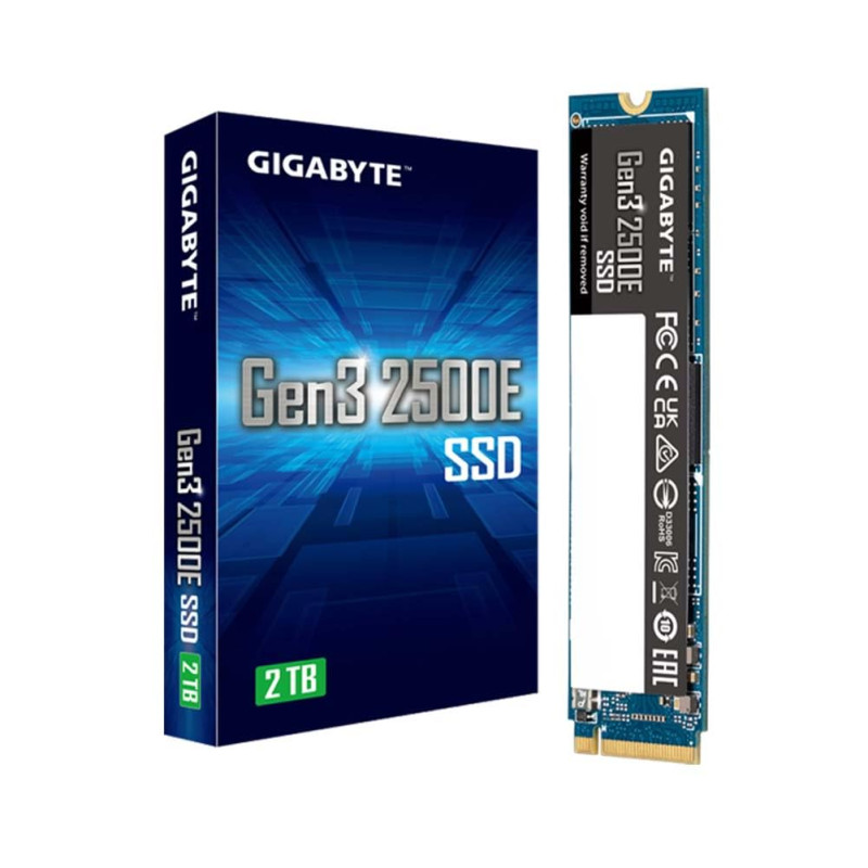 Gigabyte Gen3 2500E SSD 2TB PCIe 3.0x4 NVMe 1.3