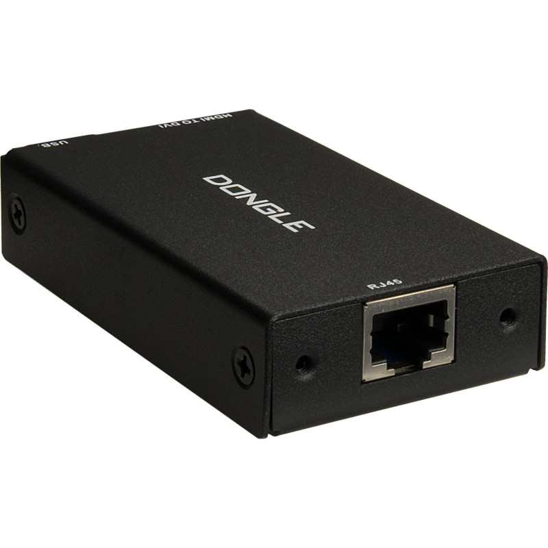 Inter-Tech KVM KT-150D Dongle RJ45 vers DVI