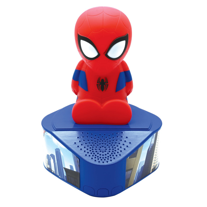 Lexibook, Spider Man, Enceinte avec Figurine Lumineuse, Bluetooth 5,0, Port USB/USB Type C, Rouge/Bleu, BTD80SP Lexibook, Spider Man, Enceinte avec Figurine Lumineuse, Bluetooth 5,0, Port USB/USB Type C, Rouge/Bleu, BTD80SP
