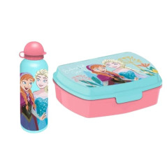 Blister Sandwichera + Cantimplora aluminio Frozen Disney 500ml