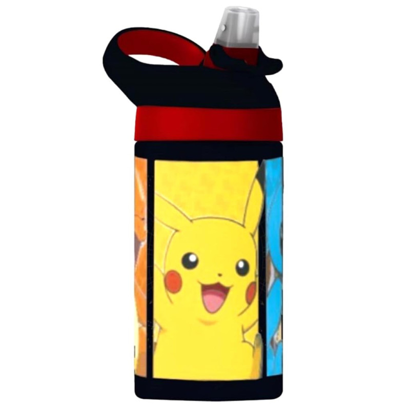 KIDS LICENSING Gourde Pikachu Pokemon 473 ml, jeunesse unisexe, multicolore KIDS LICENSING Gourde Pikachu Pokemon 473 ml, jeunesse unisexe, multicolore