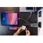 Verbatim Chargeur GaN de 100W, Chargeur USB-C à 4 Ports, Adaptateur Secteur avec 3 x USB-C et 1 x USB-A, Chargeur Rapide multipr Verbatim Chargeur GaN de 100W, Chargeur USB-C à 4 Ports, Adaptateur Secteur avec 3 x USB-C et 1 x USB-A, Chargeur Rapide multipr