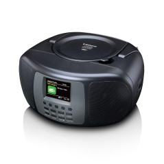 Lenco SCD-860 - Radio CD Portable - Radio Dab+ et FM - Bluetooth - Lecteur CD à Chargement par Le Haut - écran 2,4 TFT - Deux al