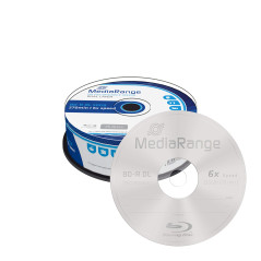 MediaRange BD-R Double Layer 50 Go Vitesse d'écriture 6 Fois 6 Fois