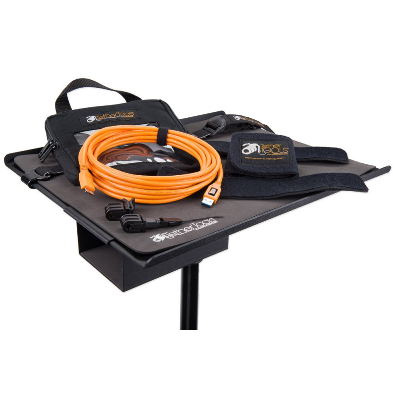 Tether Tools USB-C to Micro-B- Cable-System 9,40m right orange Tether Tools USB-C to Micro-B- Cable-System 9,40m right orange