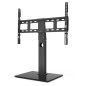 Hama Support TV sur Pied Pivotant 60° Réglable en Hauteur Garantie 10ans (Socle pour TV 32 à 65 Pouces, Base en Verre trempé, Ca Hama Support TV sur Pied Pivotant 60° Réglable en Hauteur Garantie 10ans (Socle pour TV 32 à 65 Pouces, Base en Verre trempé, Ca