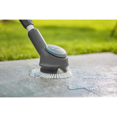 Gardena Brosse plate souple pour AquaBrush : brosse à poils souples, accessoire pour nettoyeur multifonction sans fil (14840, 14