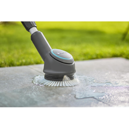 Gardena Brosse plate souple pour AquaBrush : brosse à poils souples, accessoire pour nettoyeur multifonction sans fil (14840, 14