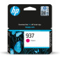 HP 937 (4S6W3NE) Cartouche d'encre Magenta d'origine pour imprimante Grand Format OfficeJet Pro 9720e; 9730e et HP OfficeJet Pro