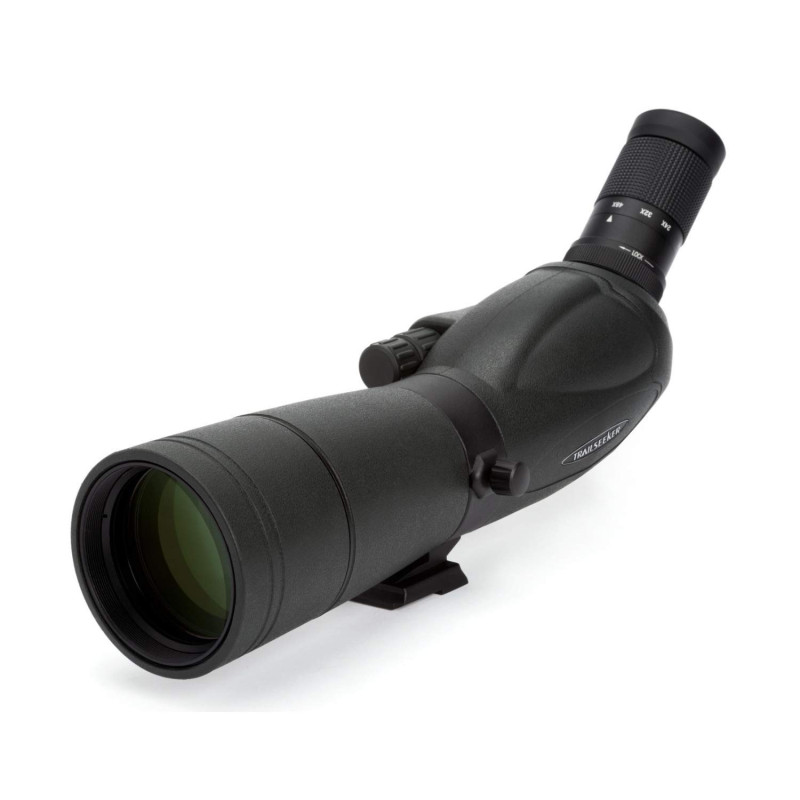 Celestron 52330 TrailSeeker 65mm Angled Spotting Scope Telescope, Black Celestron 52330 TrailSeeker 65mm Angled Spotting Scope Telescope, Black