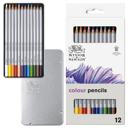 Winsor & Newton Studio Collection Crayons de Couleur X12