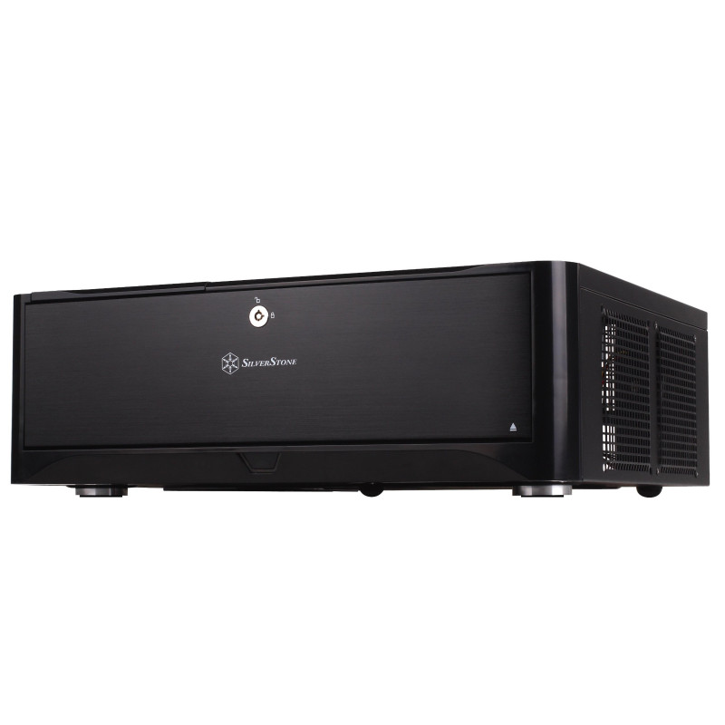 SilverStone SST-GD06B - Grandia Boîtier PC HTPC Micro ATX, Haute performance du flux d'air silencieux, noir SilverStone SST-GD06B - Grandia Boîtier PC HTPC Micro ATX, Haute performance du flux d'air silencieux, noir