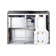 SilverStone SST-GD06B - Grandia Boîtier PC HTPC Micro ATX, Haute performance du flux d'air silencieux, noir