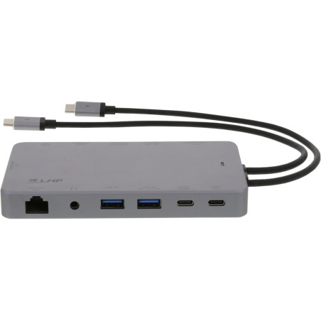 LMP USB-C Display Dock 2 - Station d'accueil USB-C à 12 Ports à Double Liaison