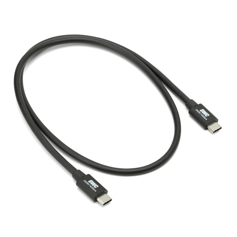 OWC Câble Thunderbolt 4 / USB-C 40 Gbit/s 0,7 m OWC Câble Thunderbolt 4 / USB-C 40 Gbit/s 0,7 m