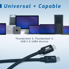 OWC Câble Thunderbolt 4 / USB-C 40 Gbit/s 0,7 m