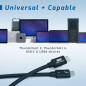 OWC Câble Thunderbolt 4 / USB-C 40 Gbit/s 0,7 m OWC Câble Thunderbolt 4 / USB-C 40 Gbit/s 0,7 m