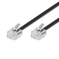 Wentronic Câble modulaire 4 broches 10 m Noir (Import Allemagne) Wentronic Câble modulaire 4 broches 10 m Noir (Import Allemagne)