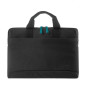 Tucano, Smilza Sacoche fine en nylon pour ordinateur portable 15,6" Mixte, Noir, 15.6