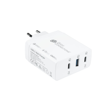 Alcasa PCA-W001W Chargeur d'appareils Mobiles Universel Blanc Secteur Charge Rapide Intérieure